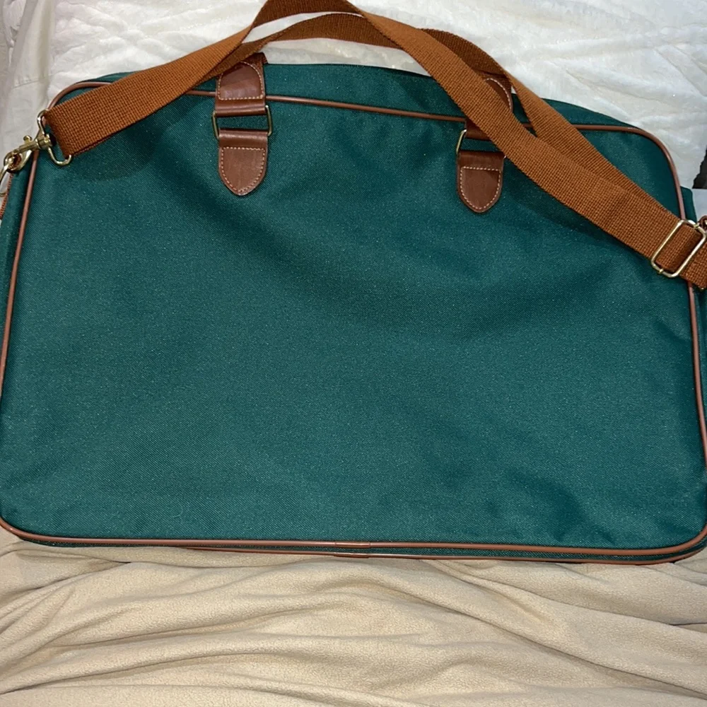Ralph Lauren travel bag green and brown new without tag